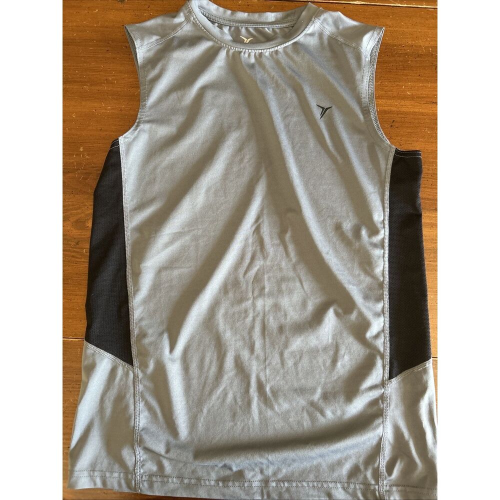 Old Navy Active Go Dry Youth Sleeveless Large 10-12 Grey And Black